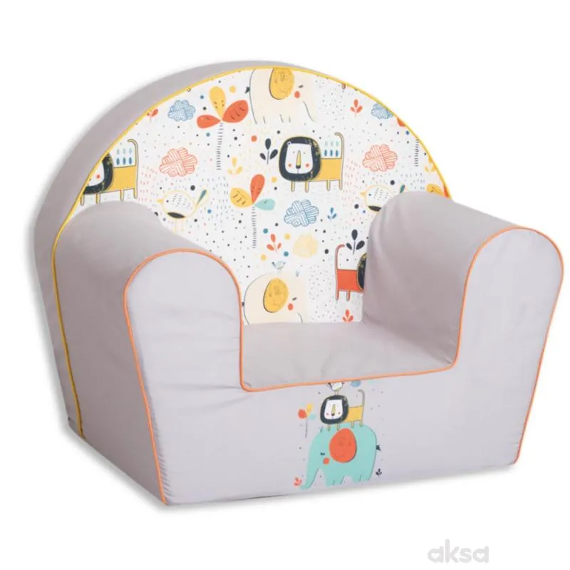 Delsit Dječija fotelja životinje 