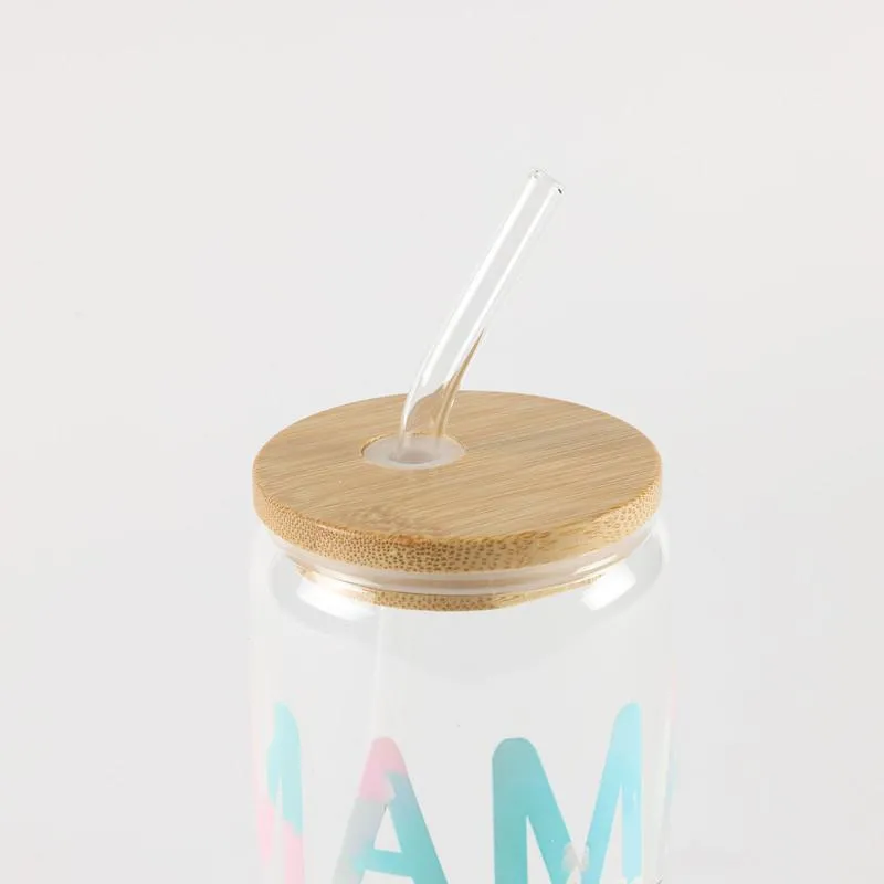 Be Cute Staklena čaša sa slamčicom, coffee 