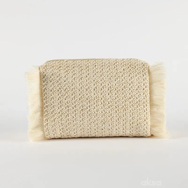 Be Cute neseser sa resama, bež 21x11x9cm 