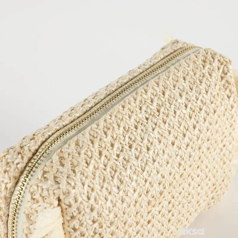 Be Cute neseser sa resama, bež 21x11x9cm 