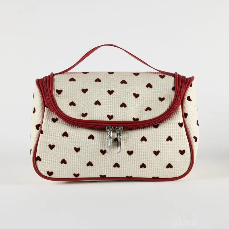 Be Cute neseser sa srcima, 23x14x14cm 