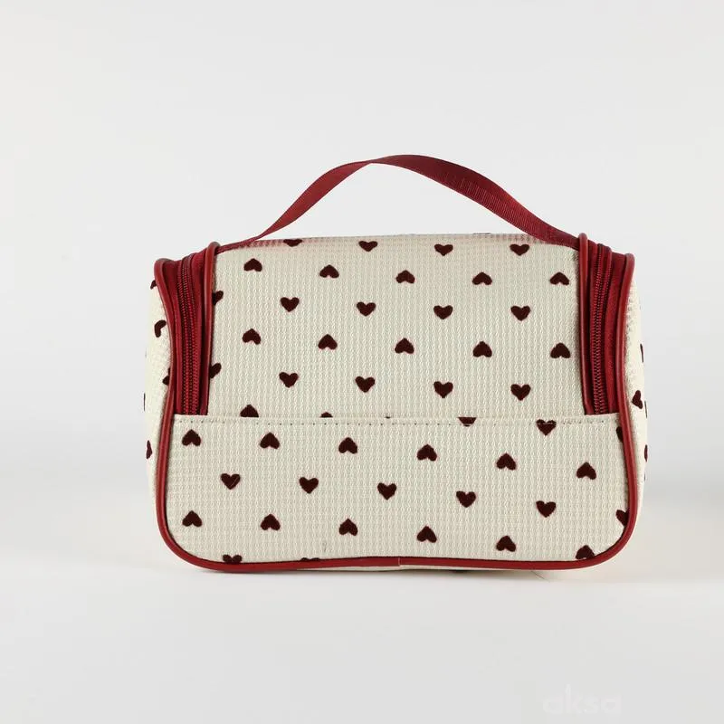 Be Cute neseser sa srcima, 23x14x14cm 