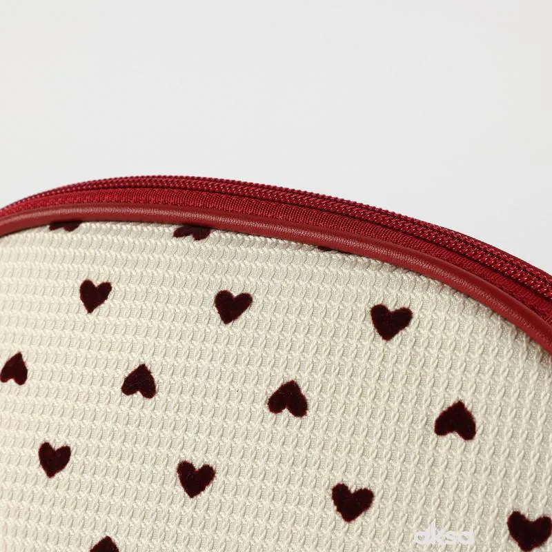 Be Cute neseser sa srcima, 17x8x15cm 