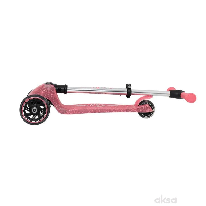 Cute&Cool svetleći sklopivi trotinet Galaxy Pink 