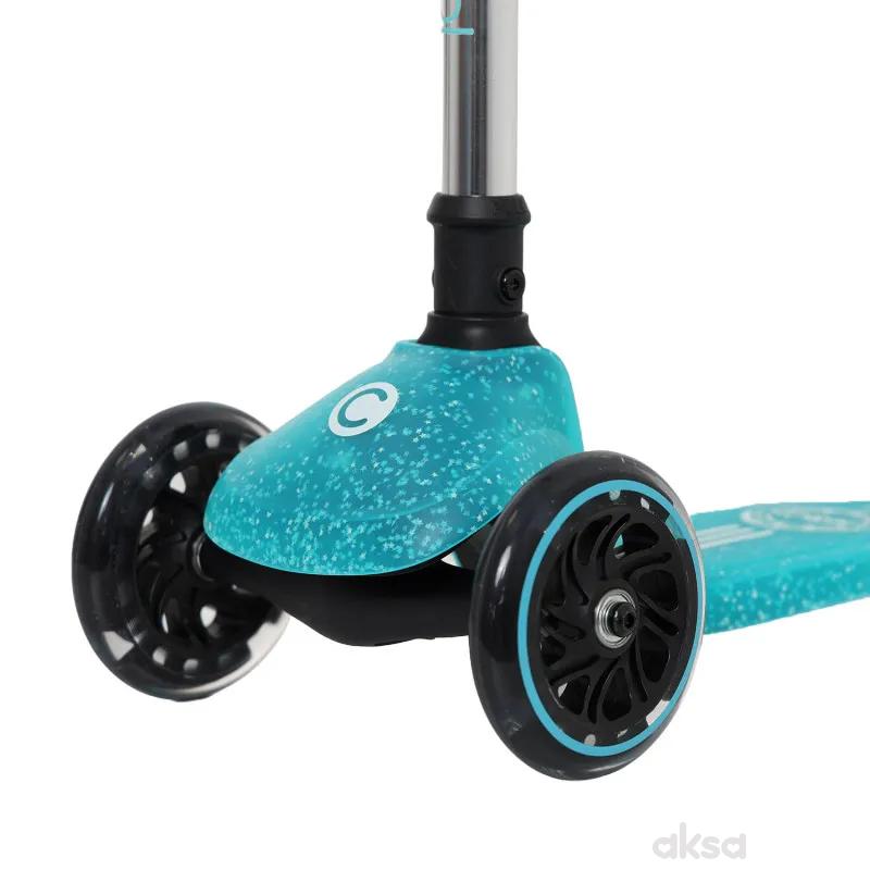Cute&Cool svetleći sklopivi trotinet Galaxy Green 