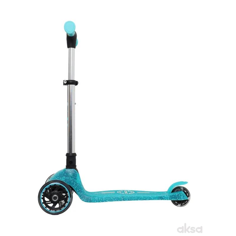 Cute&Cool svetleći sklopivi trotinet Galaxy Green 
