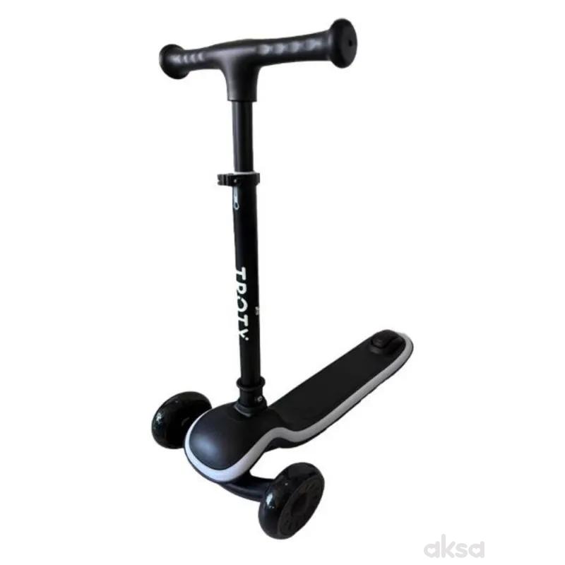 Troty trotinet Lights, crni 