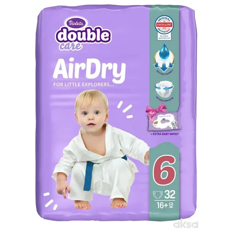 Violeta pelene double care air dry 6 junior+ 36kom 