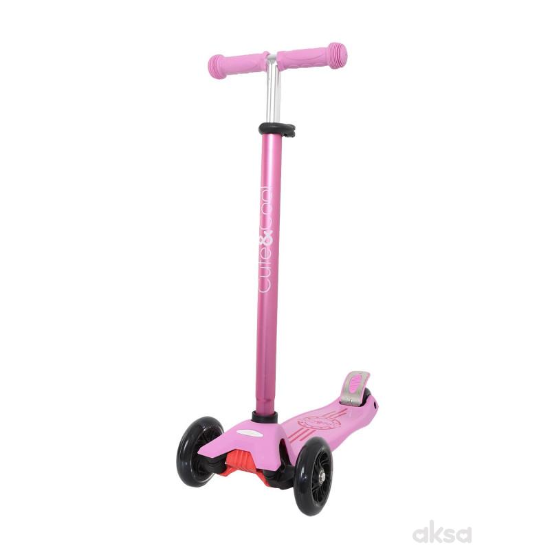 Cute&Cool trotinet Prime Lights, Pink 
