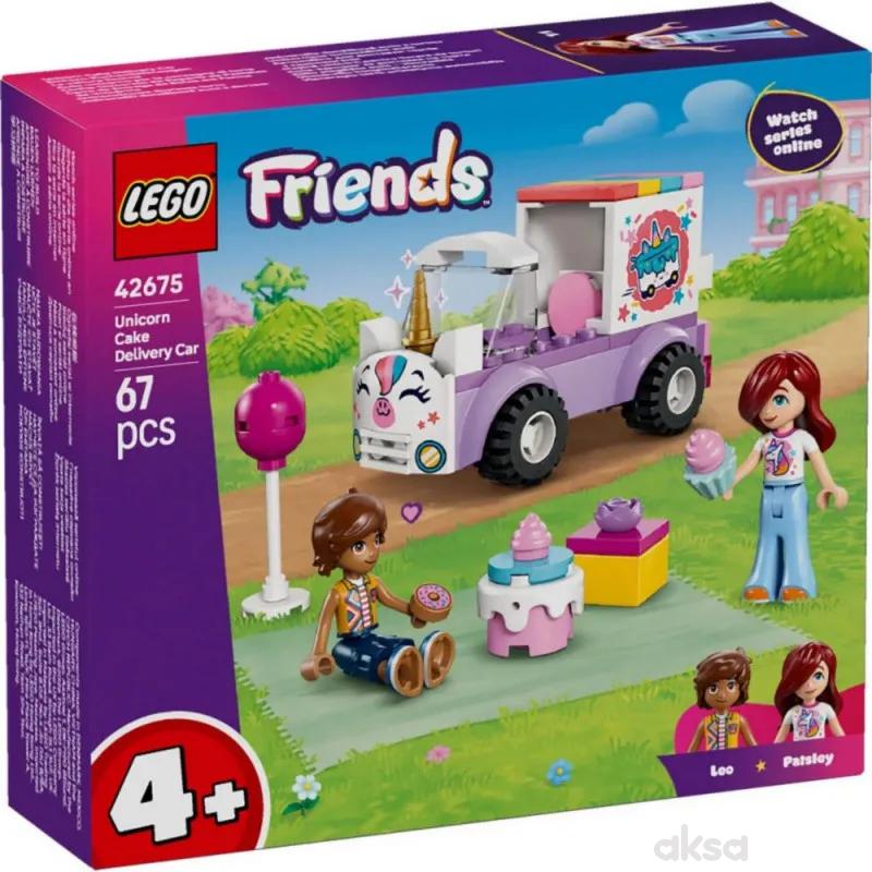 Lego Friends Auto za dostavu slatkiša jednorog 