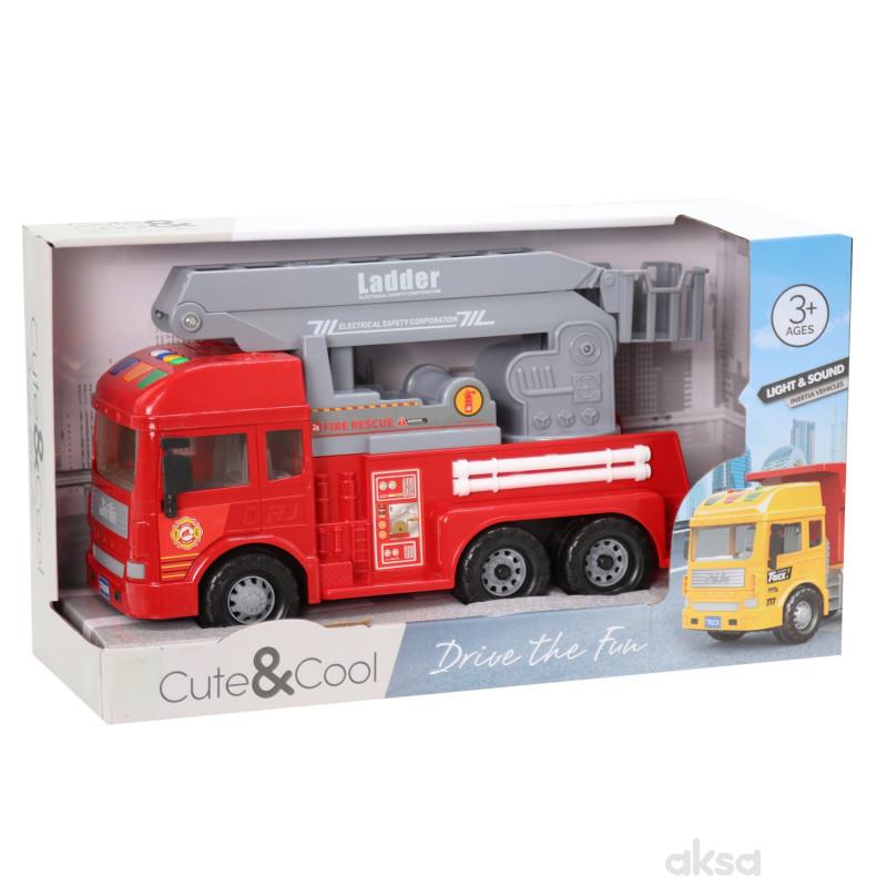 Cute&Cool vatrogasni kamion 1:10, 41,5x15,8x23,8cm 