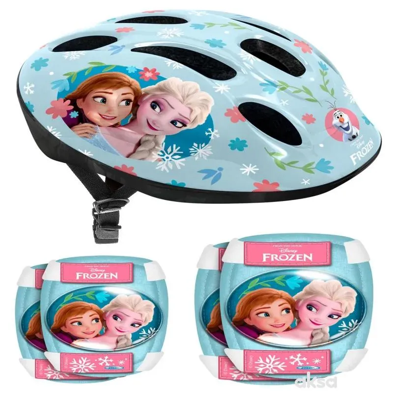 Stamp set kaciga 52-56cm  sa štitnicima, Frozen 