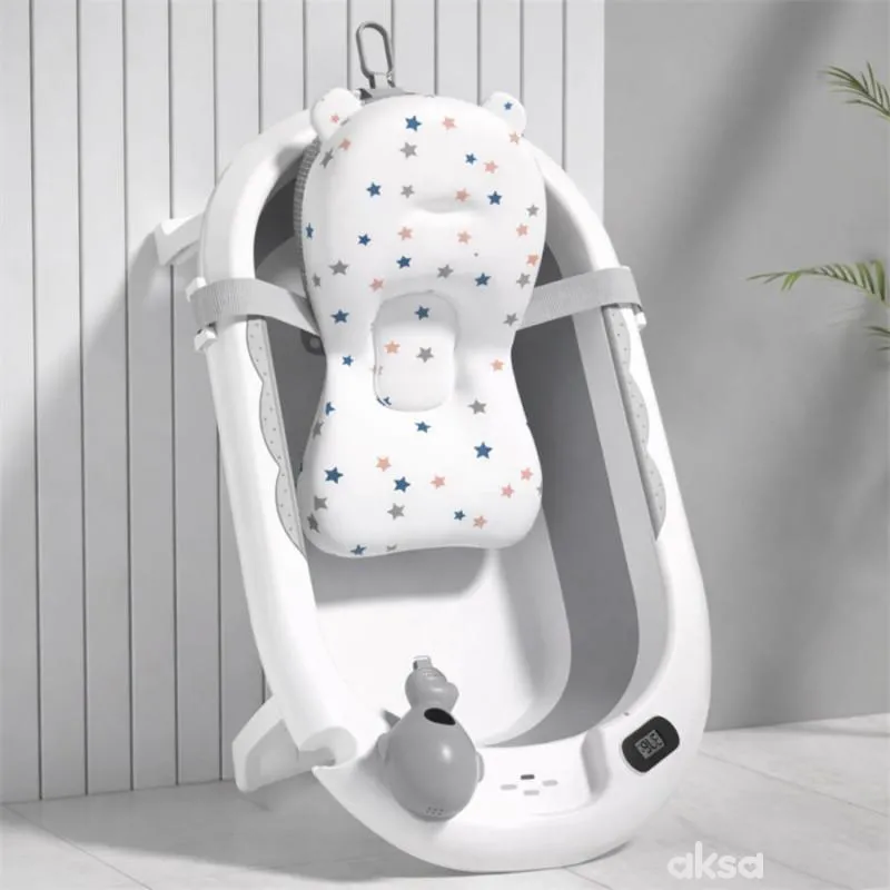 Nesta sklopiva kada grey,termometar, umetak 