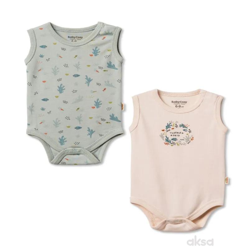 Baby Cosy bodi atlet, set 2/1, unisex 
