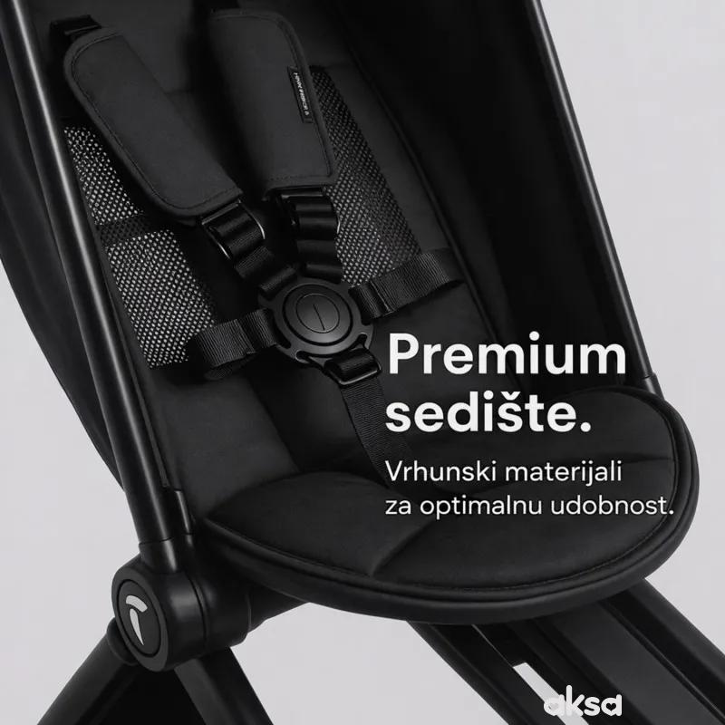 Smarttrike tricikl Wonder Max Jet Black 