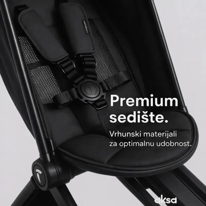 Smarttrike tricikl Wonder Max Jet Black 