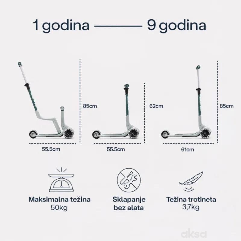 Smarttrike Xtend Mini trotinet 4u1 zelena 