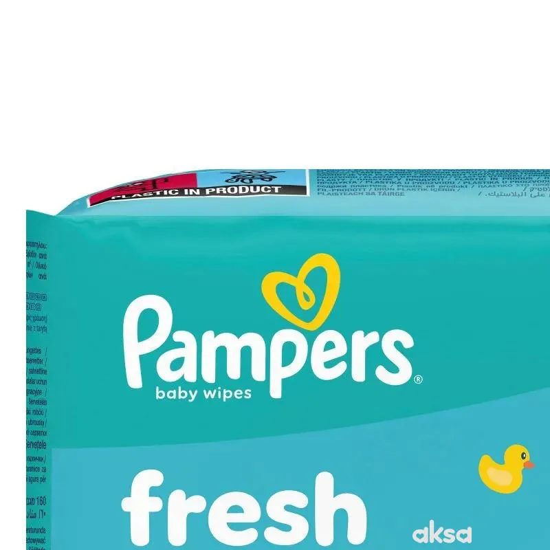 Pampers baby vlazne maramice Fresh 2x80 kom 