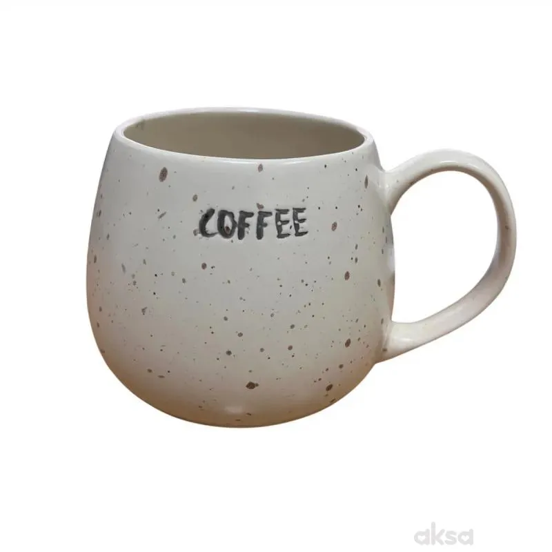 Cute&Cool HOME keramička šolja Coffee braon 400ml 