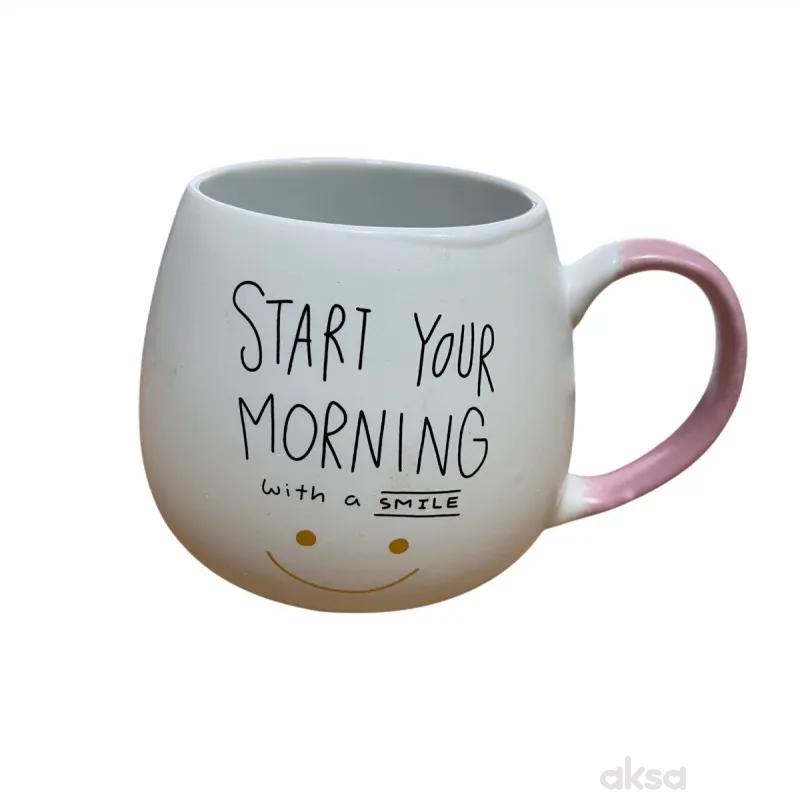 Cute&Cool HOME keramička šolja Morning 400ml 