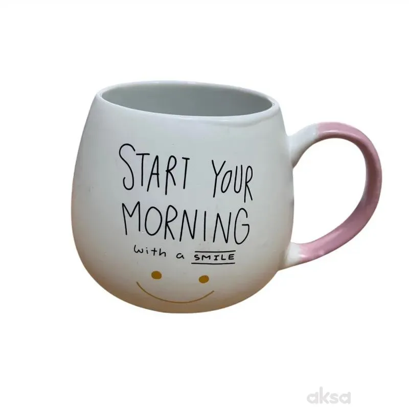 Cute&Cool HOME keramička šolja Morning 400ml 
