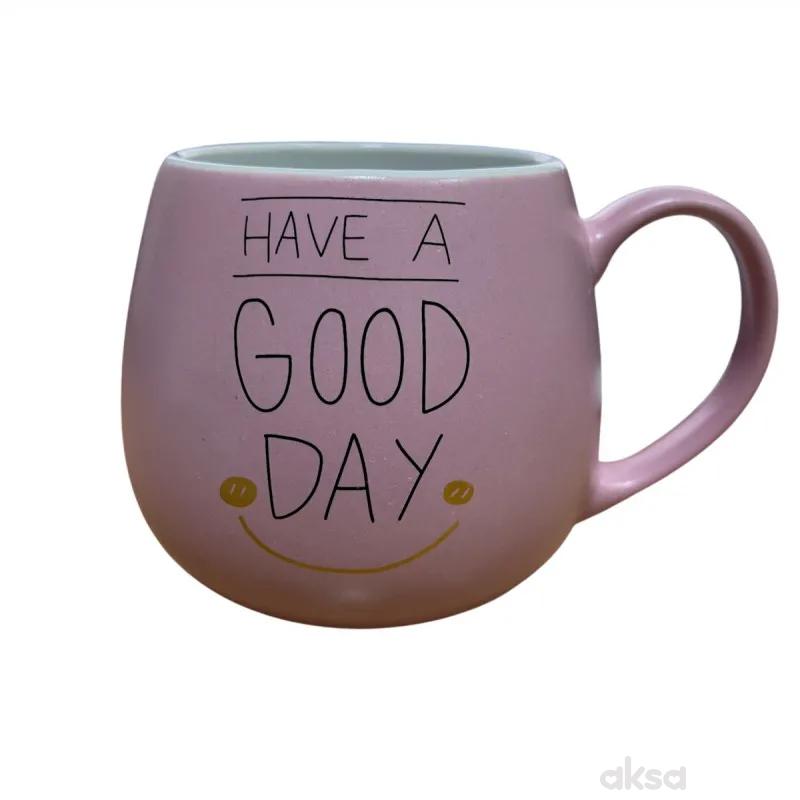 Cute&Cool HOME keramička šolja Good Day 400ml 