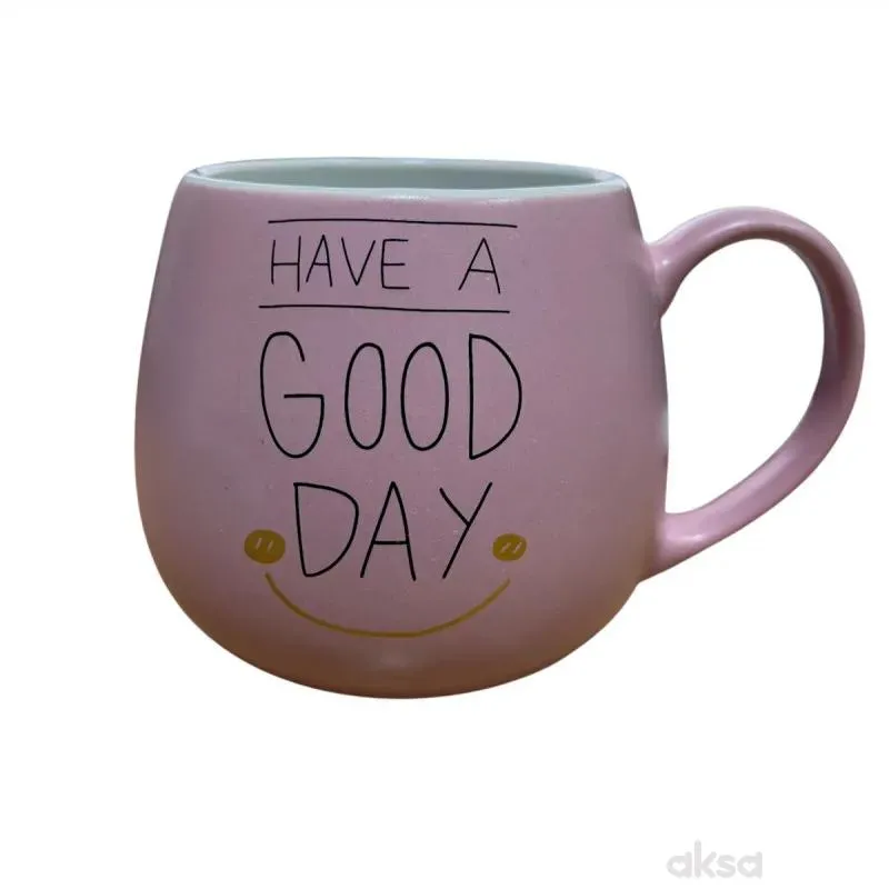 Cute&Cool HOME keramička šolja Good Day 400ml 