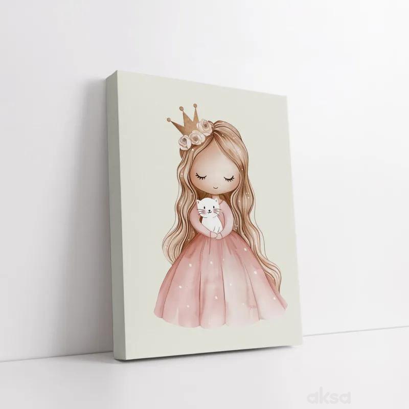 Cute&Cool HOME slika devojčica i zeka 40x30cm 