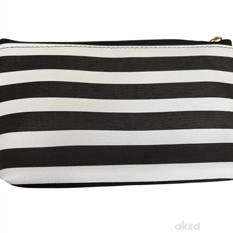 Be Cute neseser sa prugama crno beli 21*13*7cm 
