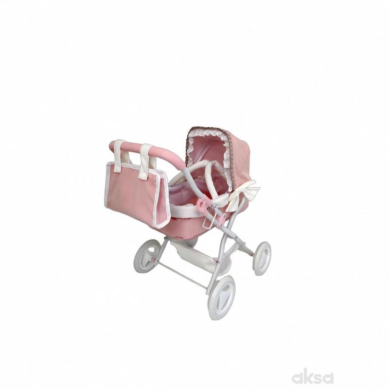 Cute&Cool kolica za lutke sa dodacima Pink Dreams 