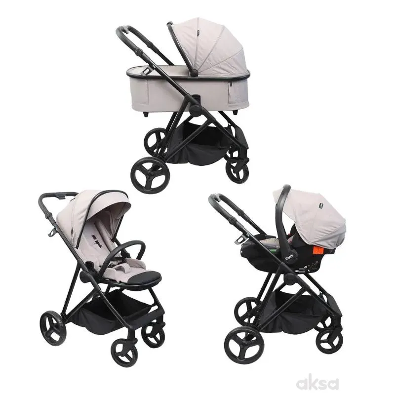 Puerri trio sistem Auretta, Grey 