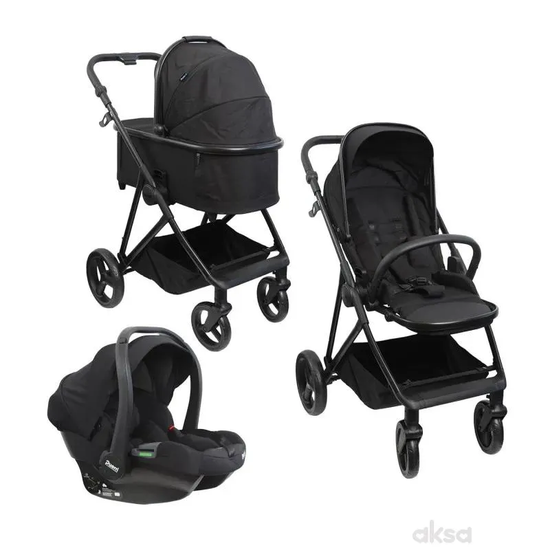 Puerri trio sistem Auretta, Black 