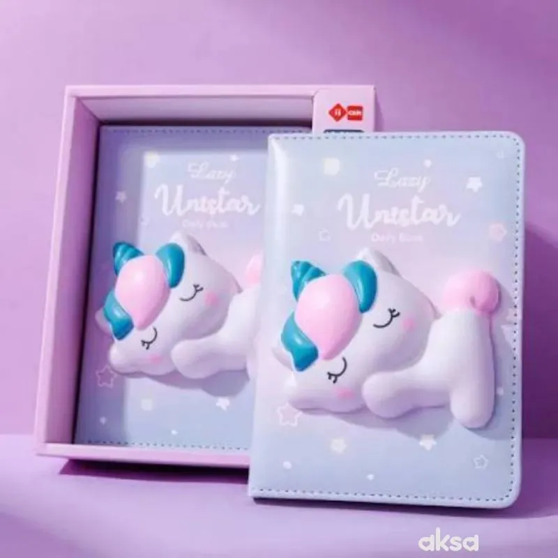 Squishi notes unicorn lazy stars 
