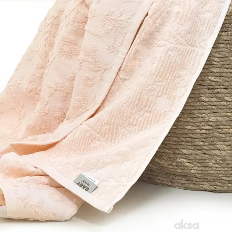 Baby Textil pokrivač od frotira Cveće, 100x140 cm 