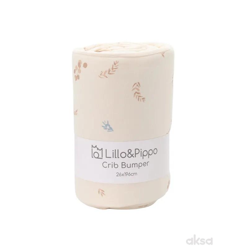 Lillo&Pippo ogradica 26x196cm, Beige Leaf 