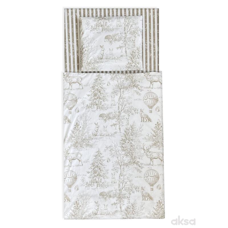 Baby Textil posteljina Šumski svet 3/1, 80x120cm 