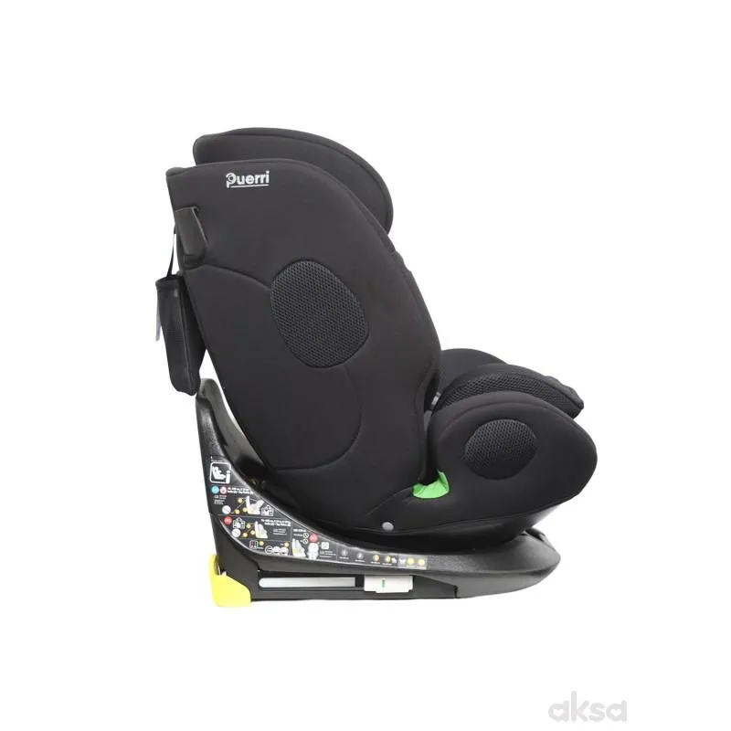 Puerri auto sedište ThermoSafe (40-150cm), black 