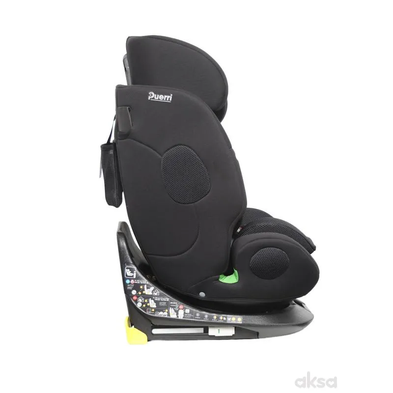 Puerri auto sedište ThermoSafe (40-150cm), black 