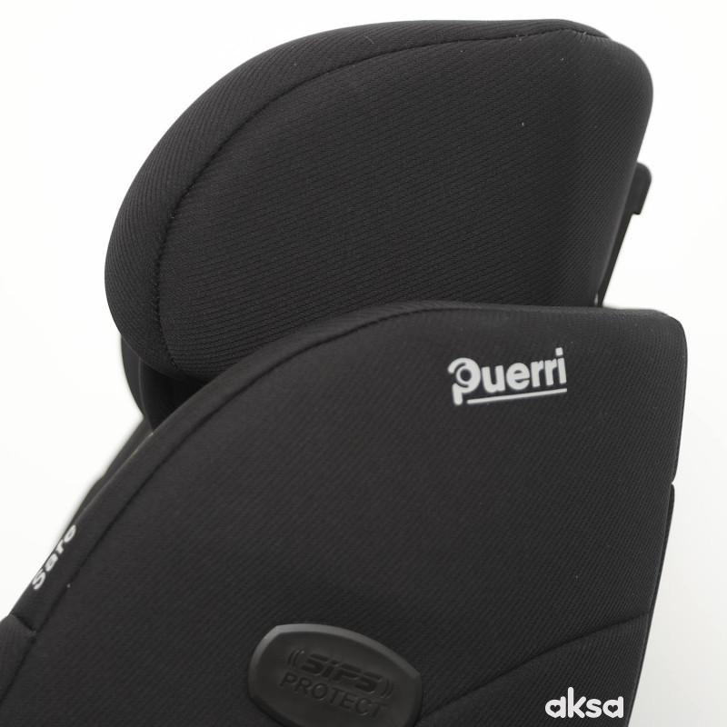 Puerri auto sedište Safe (40-105cm), black 