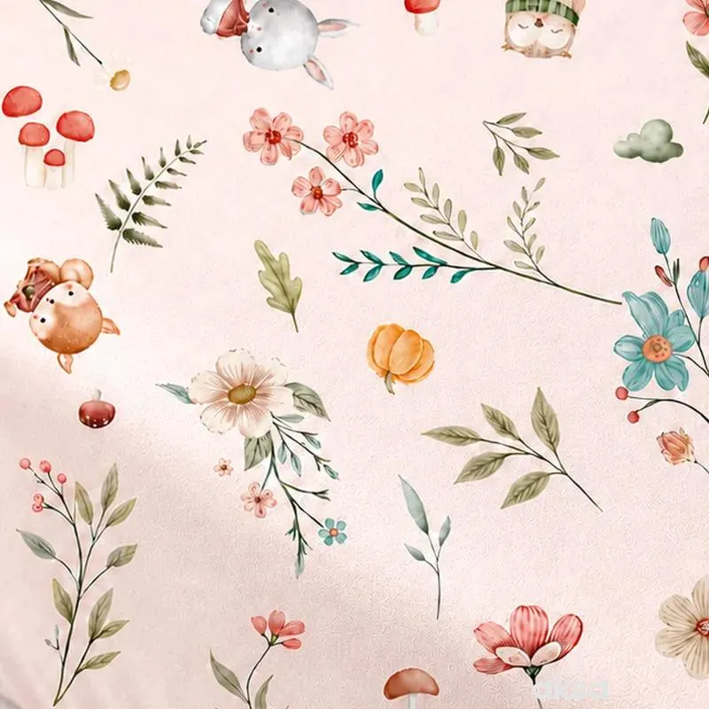 Baby Textil čaršav last. Cvetna družina, 60x120cm 
