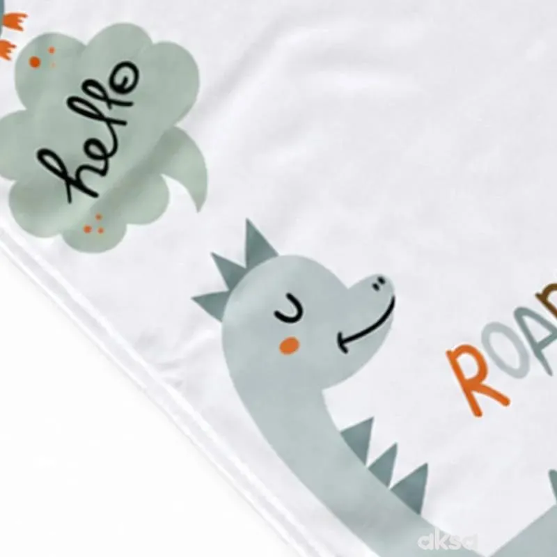 Baby Textil podloga za slikanje Dino družina 
