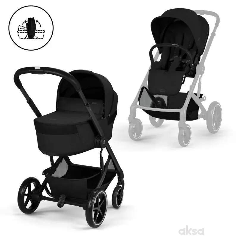 Cybex duo sistem Balios S Lux Moon Black (black) 