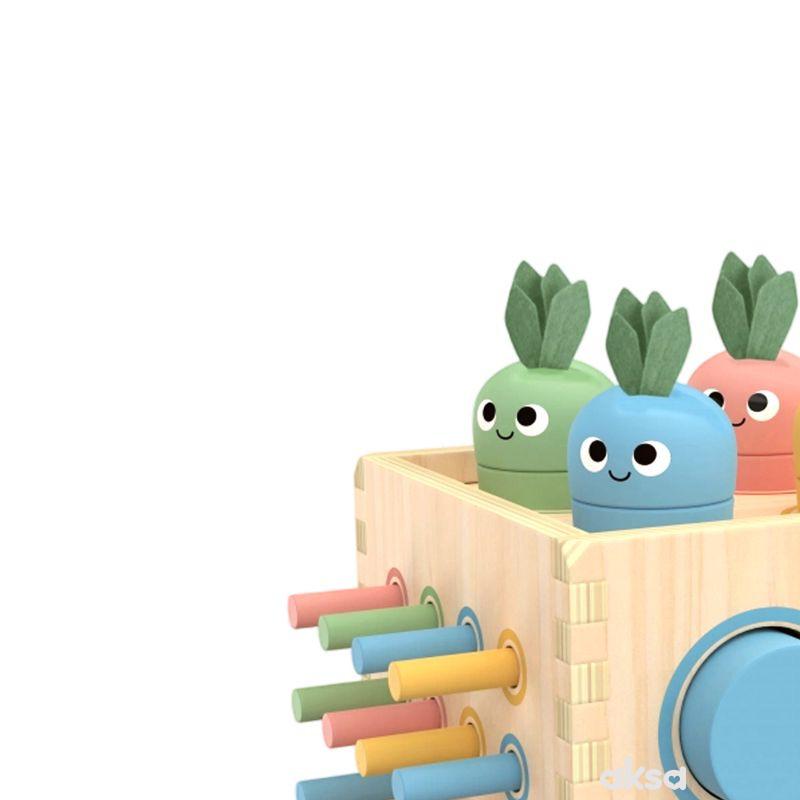 Cute&Cool drvena igračka interaktivna kocka 