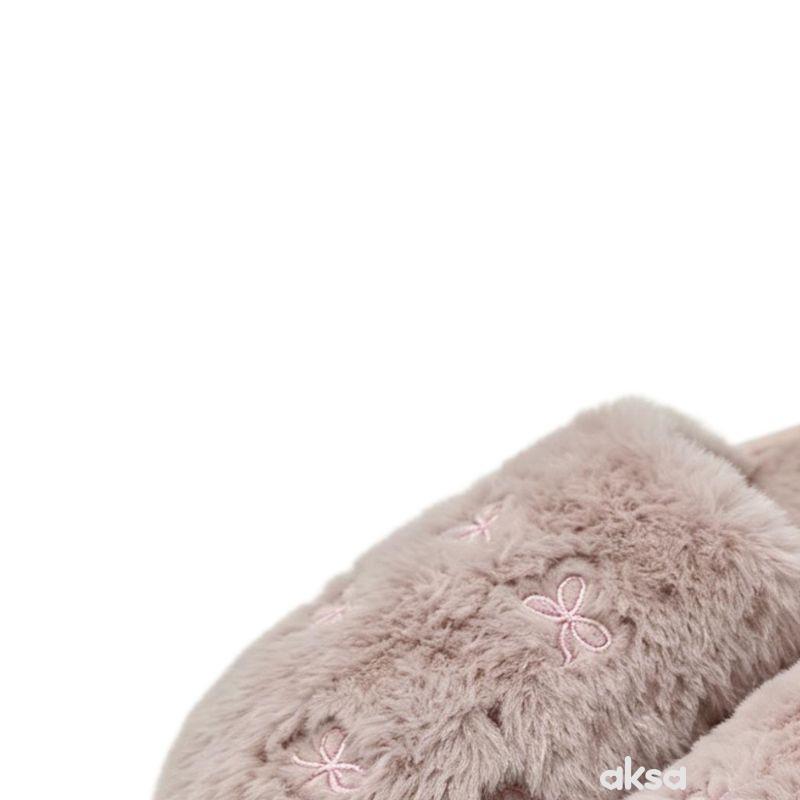 Cute&Cool HOME kućne papuče sa mašnicama roze 