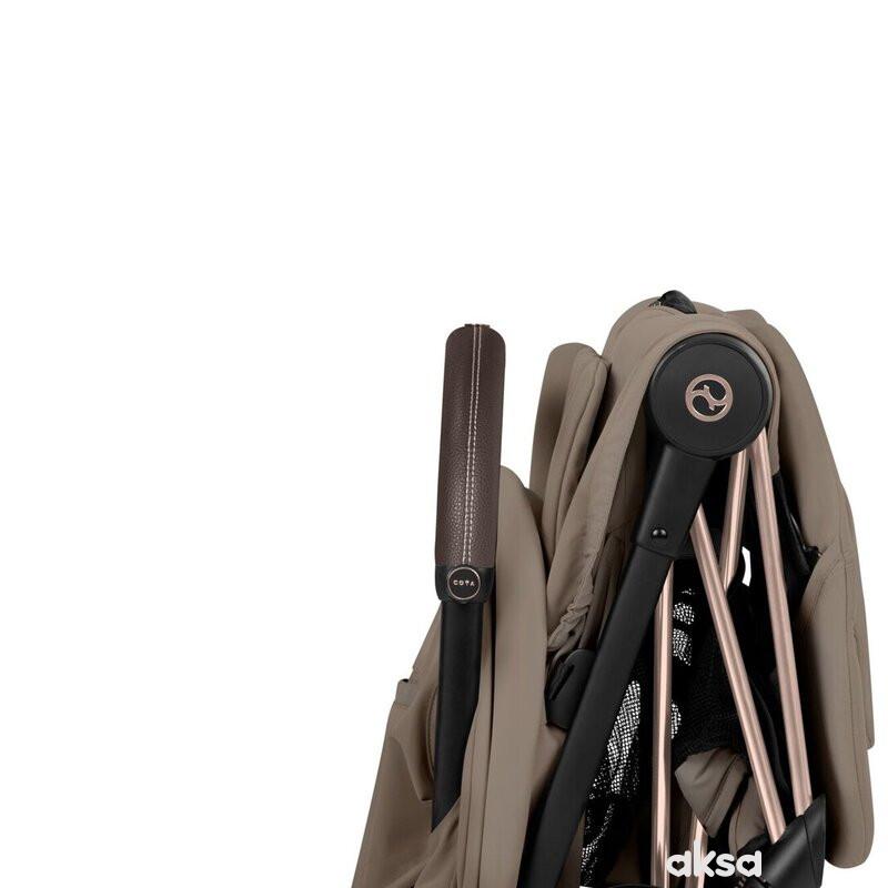 Cybex kolica Coya Style Cocon Brown (rosegold ram) 