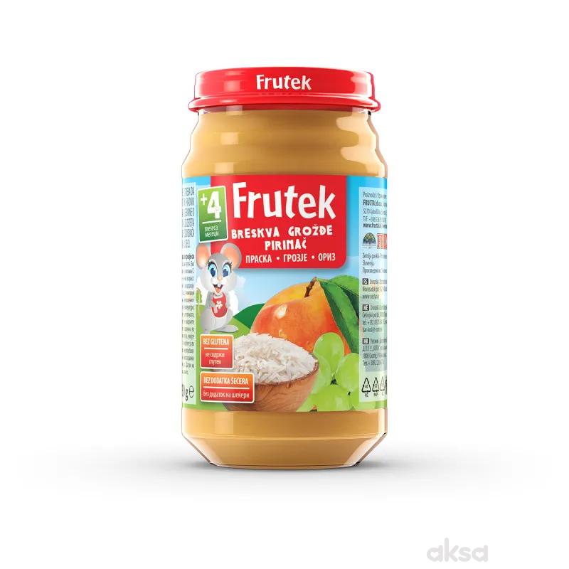 Frutek kašica breskva, riža i grožđe 190g