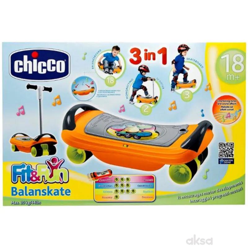 Chicco igračka balans skejt 3u1