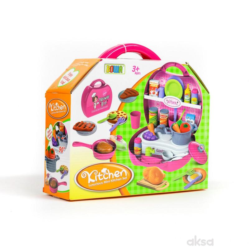 Qunsheng Toys, igračka, kuhinja u koferu