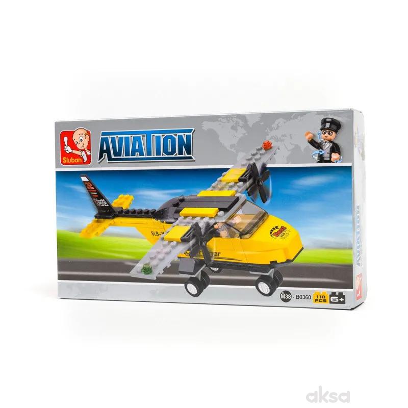 Sluban kocke, trenažni avion, 110 kom