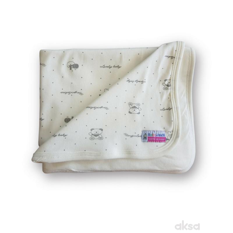 Textil prekrivač medo,80x90CM